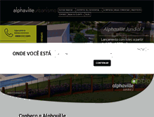 Tablet Screenshot of alphaville.com.br